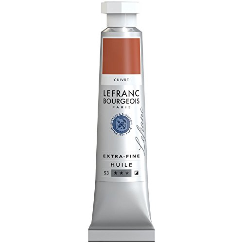 Lefranc Bourgeois 405031 extra feine Ölfarbe in Künstlerqualität aus hochwertigen Pigmenten, lebendige Farben, hohe Lichtechtheit, 20ml Tube - Kupfer von Lefranc Bourgeois