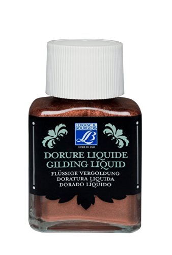 Lefranc Bourgeois 350416 flüssige Vergoldung für Dekoration, schillernde Metallfarben mit hoher Deckkraft, wasserfest & wetterbeständig, 75ml Flasche - Kupfer Lefranc Bourgeois 350416 flüssige Vergoldung für Dekoration, schillernde Metallfarben mit hoher Deckkraft, wasserfest & wetterbeständig, 75ml Flasche - Kupfer von Lefranc Bourgeois