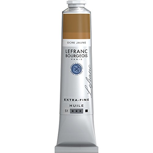 Lefranc Bourgeois 405162 extra feine Ölfarbe in Künstlerqualität aus hochwertigen Pigmenten, lebendige Farben, hohe Lichtechtheit, 200ml Tube - Gelber Ocker von Lefranc Bourgeois