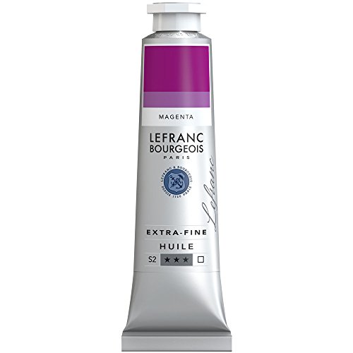 Lefranc Bourgeois 405071 extra feine Ölfarbe in Künstlerqualität aus hochwertigen Pigmenten, lebendige Farben, hohe Lichtechtheit, 40ml Tube - Magenta von Lefranc Bourgeois