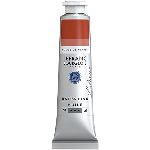 Lefranc Bourgeois 405122 extra feine Ölfarbe in Künstlerqualität aus hochwertigen Pigmenten, lebendige Farben, hohe Lichtechtheit, 40ml Tube - Venezianisch Rot von Lefranc Bourgeois