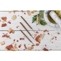 3 Temple Blend Räucherstäbchen - Zeder, Salbei Und Frankincense Natürlicher Handgerollter Bio-Räucherstäbchen Vegan, Kräutermischung, Zen von LeftoverHippies