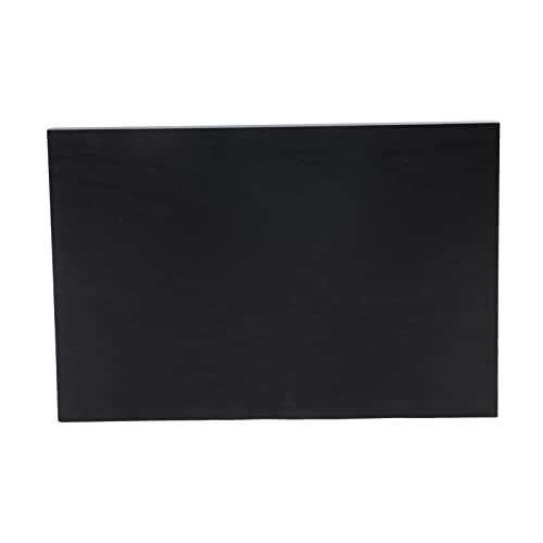 Leftwei Serviertablett aus Holz, Serviertablett aus Holz, Schwarzes Holz, Rechteckig, Essenstablett, Butler-Tablett, Frühstückstablett mit Griffen für Restaurants, Cafés, Kantinen (30 * 20 * 2cm) von Leftwei