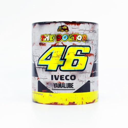 Rossi #46 2013 Test Livery Tasse - Moto - GP - Ziege - Legende - Geschenkideen - Kaffee Tee Tasse - Motorräder - Motorrad Team - Vale Yellow - The Doctor - World Champion - Sepang - Limited Edition von Legacy Legends