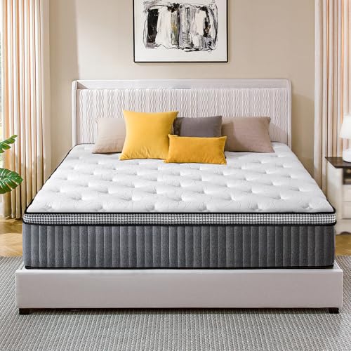LegacyAmerhome Matratze in voller Größe, 25,4 cm, Hybrid-Matratzen in einer Box, mit Gel-Memory-Schaum, Taschenfedern für Bewegungsisolierung, mittelfeste Matratze, CertiPUR-US, 100 Nächte, 137,2 x LegacyAmerhome Matratze in voller Größe, 25,4 cm, Hybrid-Matratzen in einer Box, mit Gel-Memory-Schaum, Taschenfedern für Bewegungsisolierung, mittelfeste Matratze, CertiPUR-US, 100 Nächte, 137,2 x von LegacyAmerhome