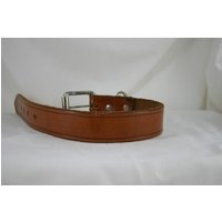 2, 5 cm Breites, Robustes Lederhalsband von LegacyLeathercraft