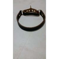 Kettenloses Leder Martingale Stil Hundehalsband von LegacyLeathercraft