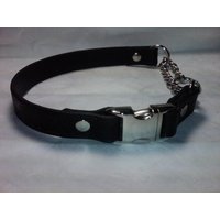 Martingale Hundehalsband Aus Leder Mit Seitlicher Druckknopfschnalle von LegacyLeathercraft