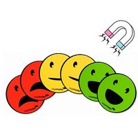 Legamaster Agile Smiley gemischt Magnete Motiv, Kunststoff Ø 5,0 cm, 6 St. von Legamaster