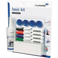 Legamaster basic Kit for Whiteboards 7-125100 Whiteboardmarker Schwarz, Blau, Rot, Grün inkl. Tafel von Legamaster