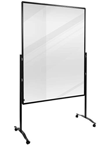 Legamaster 7-204720 Trennwand Premium Plus, Acrylglas, mobil, 100 x 150 cm von Legamaster