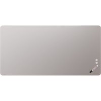 Legamaster Glasboard aus Sicherheitsglas, matt, magnethaftend, HxB 1.000 x 2.000 mm, grau, Ecken abgerundet von Legamaster