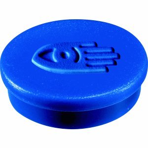Legamaster Haftmagnete 30mm Durchmesser blau VE=10 Stück von Legamaster