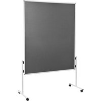Legamaster Mobile Moderationstafel ECONOMY, HxB 1.500 x 1.200 mm, grau von Legamaster