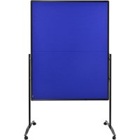Legamaster Mobile Moderationswand PREMIUM PLUS, klappbar, HxB 1.500 x 1.200 mm, marineblau von Legamaster