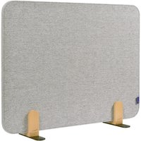 Legamaster Textil-Tischtrennwand ELEMENTS, schallabsorbierend, mit Stellfüßen, HxB 600 x 800 mm, grau von Legamaster