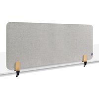 Legamaster Textil-Tischtrennwand ELEMENTS, schallabsorbierend, mit Tischklemmen, HxB 600 x 1.600 mm, grau von Legamaster
