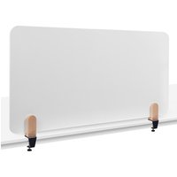 Legamaster Tischtrennwand ELEMENTS, mit Whiteboard-Oberfläche, mit Tischklemmen, HxB 600 x 1.200 mm von Legamaster