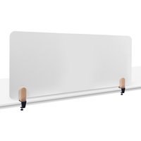 Legamaster Tischtrennwand ELEMENTS, mit Whiteboard-Oberfläche, mit Tischklemmen, HxB 600 x 1.600 mm von Legamaster
