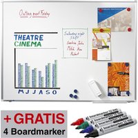 Legamaster Whiteboard PREMIUM PLUS 60,0 x 45,0 cm weiß + GRATIS 4 Boardmarker TZ 100 farbsortiert von Legamaster