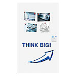 Legamaster wandmontierbares magnetisches Whiteboard Emaille WALL- UP 119.5 x 200 cm von Legamaster