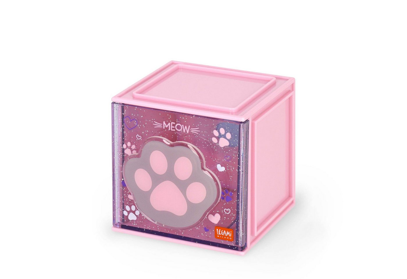 Legami Aufbewahrungsbox LEGAMI Erweiterbare Schreibtischbox - Cutie Cube - MEOW Legami Aufbewahrungsbox LEGAMI Erweiterbare Schreibtischbox - Cutie Cube - MEOW von Legami
