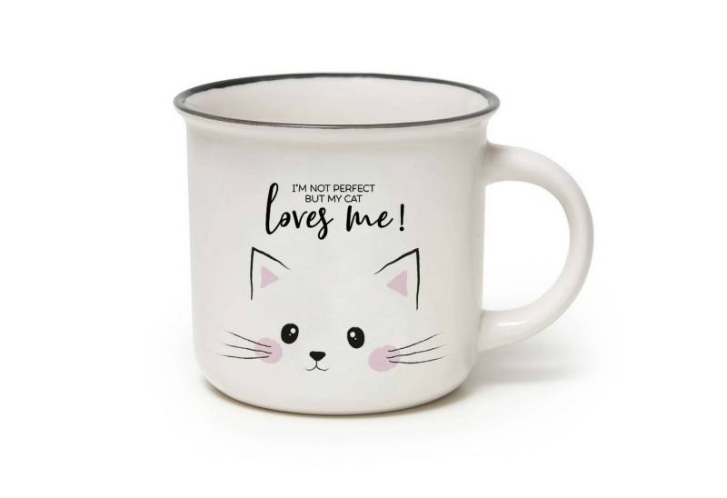 Legami Tasse Legami Porzellantasse Trinkbecher Cu-Puccino Kitty Katze von Legami