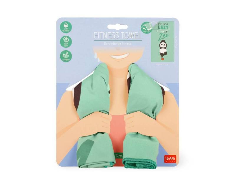 Legami Sporthandtuch Sporthandtuch - Panda Legami Sporthandtuch Sporthandtuch - Panda von Legami