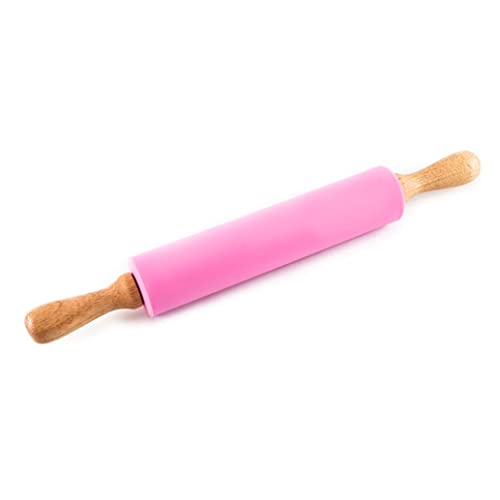 Legend Teigroller Silikon Klein Rosa mit Antihaft-Oberfläche Silikon Roller für Pizza Kekse Teig Chapatis Dumpling Wrapper mit Holzgriffen UK Legend Teigroller Silikon Klein Rosa mit Antihaft-Oberfläche Silikon Roller für Pizza Kekse Teig Chapatis Dumpling Wrapper mit Holzgriffen UK von Legend