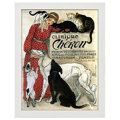 Legendarte - Poster, Vintage Poster Werbung Clinique Chéron - Bild, Wanddekoration 50 x 70 cm von LegendArte