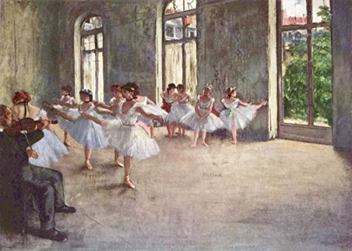 Kunstdruck auf Leinwand - Ballet Rehearsal cm. 50x70 - Wanddeko, Canvas von Legendarte