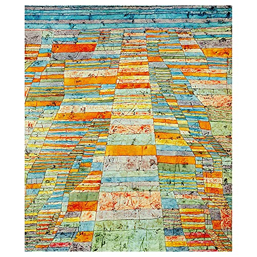 Legendarte - Kunstdruck auf Leinwand - Haupt und Nebenwege Paul Klee - Wanddeko, Canvas cm. 50x60 von Legendarte