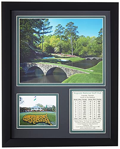 Legends Never Die Augusta National Golfplatz | 12. Loch | 30,5 x 38,1 cm gerahmte Fotocollage von Legends Never Die, Inc.