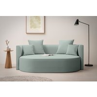 LeGer Home by Lena Gercke 2,5-Sitzer "ISALIE, rundes Loungesofa, mit Kissen, perfekt gepolstert" moderne Stoffe, mit 4 Zierkissen, extra große Sitzfläche von Leger Home By Lena Gercke