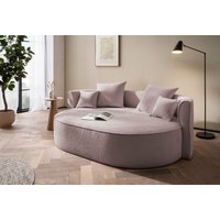 LeGer Home by Lena Gercke 2,5-Sitzer "ISALIE, rundes Loungesofa, mit Kissen, perfekt gepolstert", moderne Stoffe, mit 4 Zierkissen, extra große Sitzfläche von Leger Home By Lena Gercke