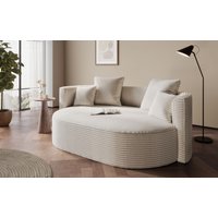 LeGer Home by Lena Gercke 2,5-Sitzer "ISALIE, rundes Loungesofa, mit Kissen, perfekt gepolstert", moderne Stoffe, mit 4 Zierkissen, extra große Sitzfläche von Leger Home By Lena Gercke