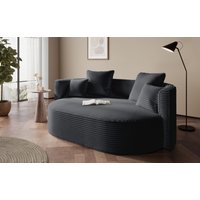 LeGer Home by Lena Gercke 2,5-Sitzer "ISALIE, rundes Loungesofa, mit Kissen, perfekt gepolstert", moderne Stoffe, mit 4 Zierkissen, extra große Sitzfläche von Leger Home By Lena Gercke