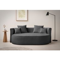 LeGer Home by Lena Gercke 2,5-Sitzer "ISALIE, rundes Loungesofa, mit Kissen, perfekt gepolstert" moderne Stoffe, mit 4 Zierkissen, extra große Sitzfläche von Leger Home By Lena Gercke