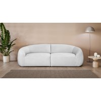 LeGer Home by Lena Gercke Big-Sofa "YANI, Designersofa, organische Form, Maße B/T/H: 240/64/81 cm", mit Wellenunterfederung, auch in Bouclé, passend zur Serie von Leger Home By Lena Gercke