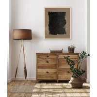 LeGer Home by Lena Gercke Bild mit Rahmen "Emilia", Abstrakt-Abstrakte-Art-Kunst-Modern, (1 St.), Premium Poster mit Naturholzrahmen, Handarbeit aus Deutschland von Leger Home By Lena Gercke