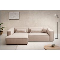 LeGer Home by Lena Gercke Ecksofa "PIARA XXL, Big-Sofa, Cord, Leinenoptik o. Strukturstoff, L-Form", wahlweise Ottomane rechts/links, Kedernaht, extra tiefe Sitzfläche von Leger Home By Lena Gercke
