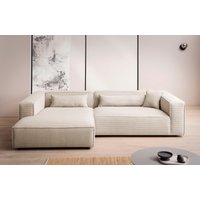 LeGer Home by Lena Gercke Ecksofa "PIARA XXL, Big-Sofa, Cord, Leinenoptik o. Strukturstoff, L-Form", wahlweise Ottomane rechts/links, Kedernaht, extra tiefe Sitzfläche von Leger Home By Lena Gercke