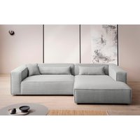 LeGer Home by Lena Gercke Ecksofa "PIARA XXL, Big-Sofa, Cord, Leinenoptik o. Strukturstoff, L-Form", wahlweise Ottomane rechts/links, Kedernaht, extra tiefe Sitzfläche von Leger Home By Lena Gercke
