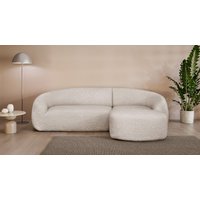 LeGer Home by Lena Gercke Ecksofa "YANI, L-Form, Designersofa, organische Form, Maße B/T/H: 255/170/81 cm" mit Wellenunterfederung, auch in Bouclé, Recamiere rechts/links von Leger Home By Lena Gercke