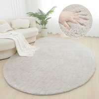 LeGer Home by Lena Gercke Hochflor-Teppich "Halrum, einfarbig, besondere Form, modern" organische Form, bean shape, kuschelig, Wohnzimmer, Schlafzimmer von Leger Home By Lena Gercke