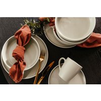 LeGer Home by Lena Gercke Kombiservice "Geschirr-Set, Service Liliane", (Set, 16 tlg., 4 Kaffeebecher, 4 Speise- und Desserteller, 4 Universalschüsseln), skandinavische, minimalistische Formensprache, 16 Teile von Leger Home By Lena Gercke