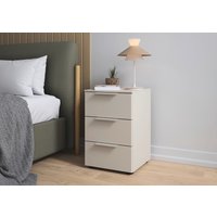 LeGer Home by Lena Gercke Nachtkommode "Nachttisch Nachtschrank Nachtkonsole SERINA eleganter Eyecatcher" mit 3 Schubkästen sowie hochwertigen Metallgriffen MADE IN GERMANY von Leger Home By Lena Gercke