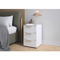 LeGer Home by Lena Gercke Nachtkommode "Serina", mit 3 Schubkästen sowie hochwertigen Metallgriffen MADE IN GERMANY von Leger Home By Lena Gercke
