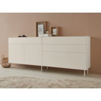 LeGer Home by Lena Gercke Sideboard "Essentials", (2 St.), Breite: 224cm, MDF lackiert, Push-to-open-Funktion von Leger Home By Lena Gercke
