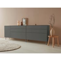 LeGer Home by Lena Gercke Sideboard "Essentials", (2 St.), Breite: 279cm, MDF lackiert, Push-to-open-Funktion von Leger Home By Lena Gercke